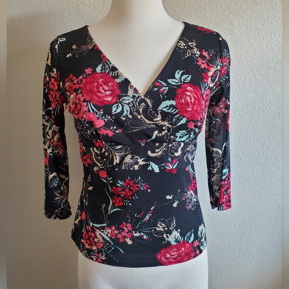Emma James floral blouse
